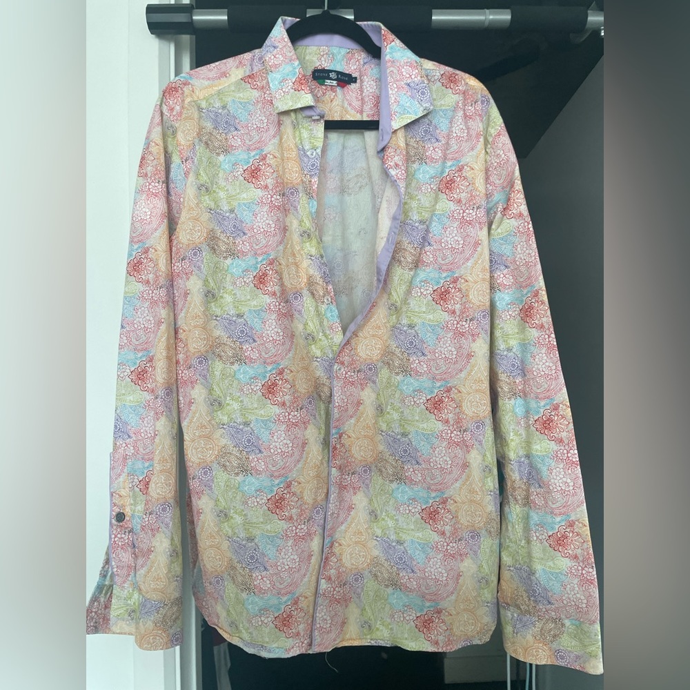 Stone rose button down